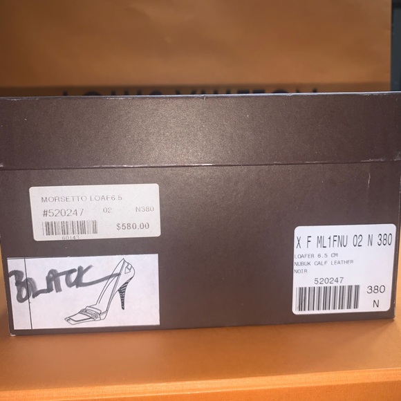 Louis Vuitton black Suede Morsetto loafer pump - Picture 9 of 9